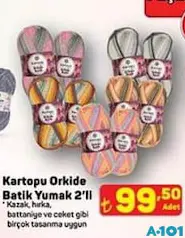 KARTOPU ORKİDE BATİK YUMAK 2'Lİ fiyat ve kampanya bilgisi